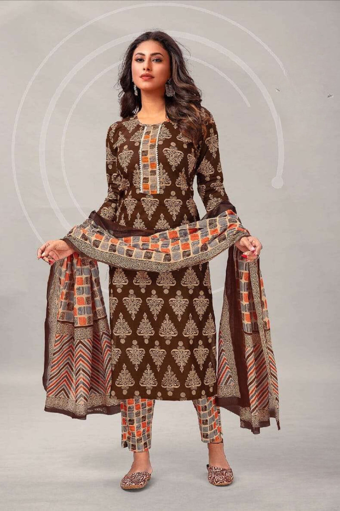 Pure Cotton Kurti Pant with pocket and Dupatta set