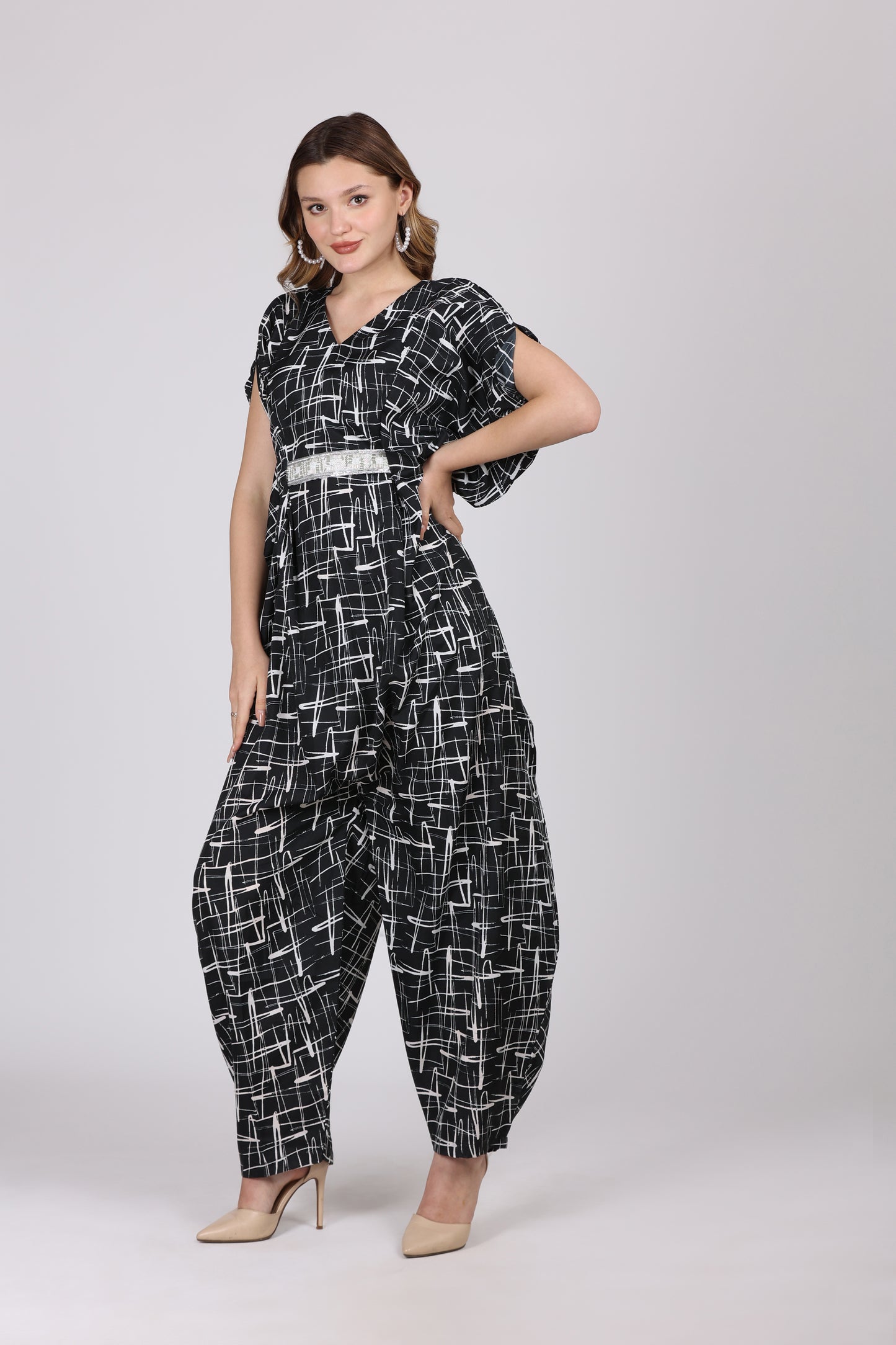 Black Designer Readymade Jump Suit Collection