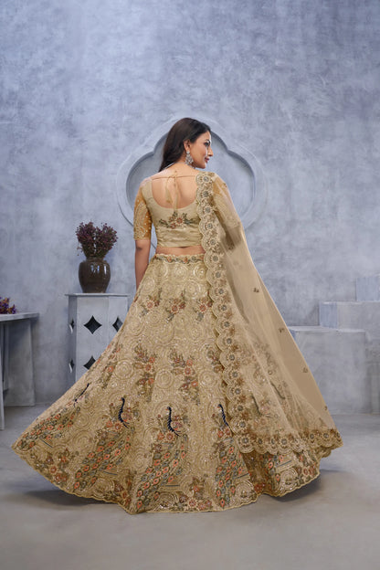 Alluring Bel Butti pattern Sangeet Lehenga Choli