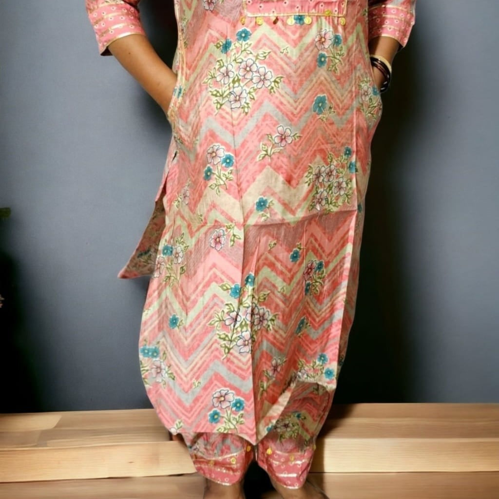 Modal Silk Afghani Co ord Set