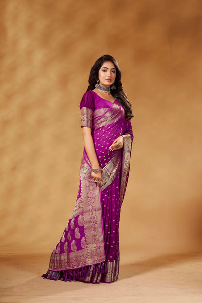 Designer Weaving Georgette Saree in 7 Colors