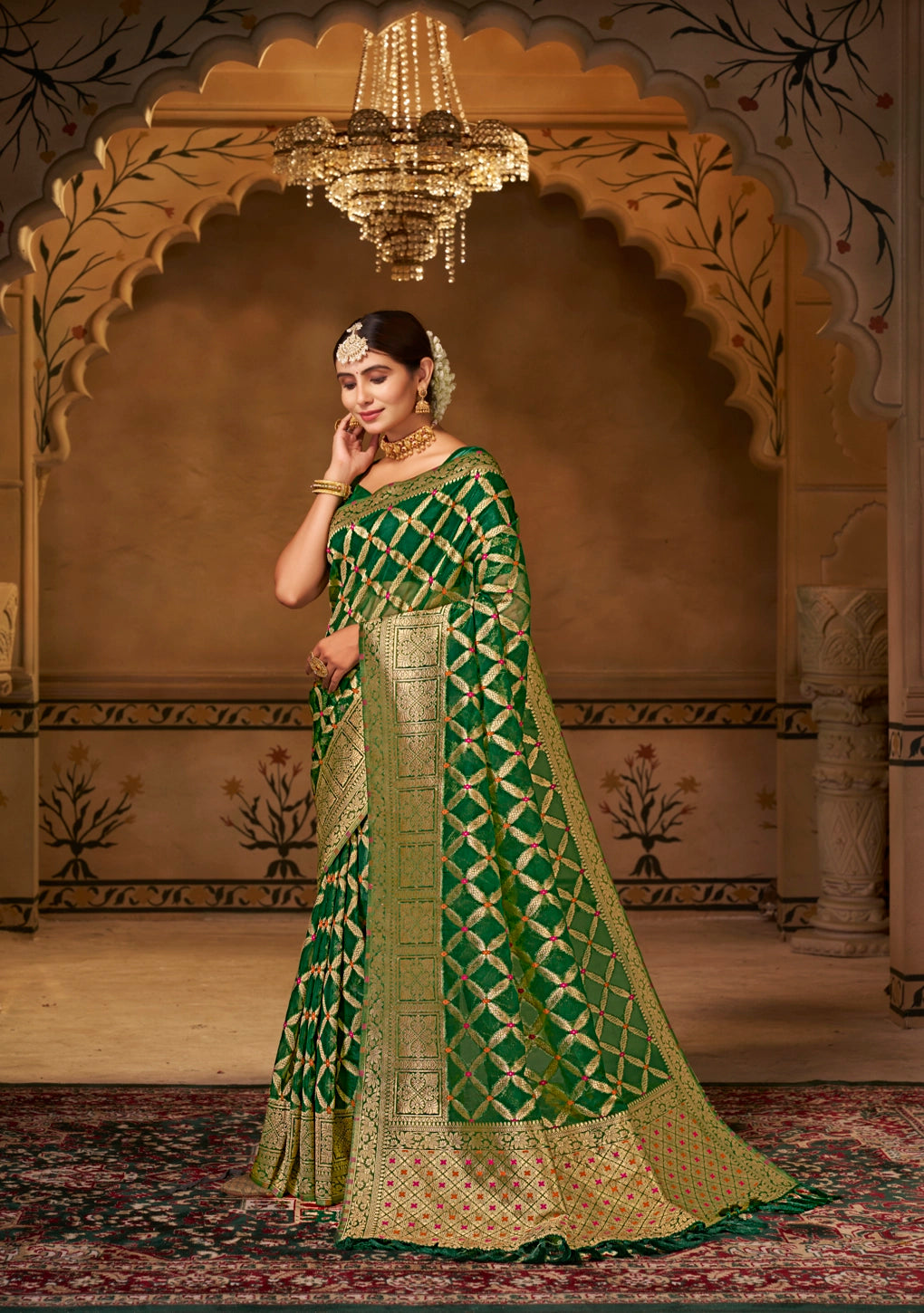 Designer Organza Weaving Saree