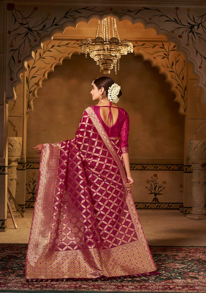 Designer Organza Weaving Saree