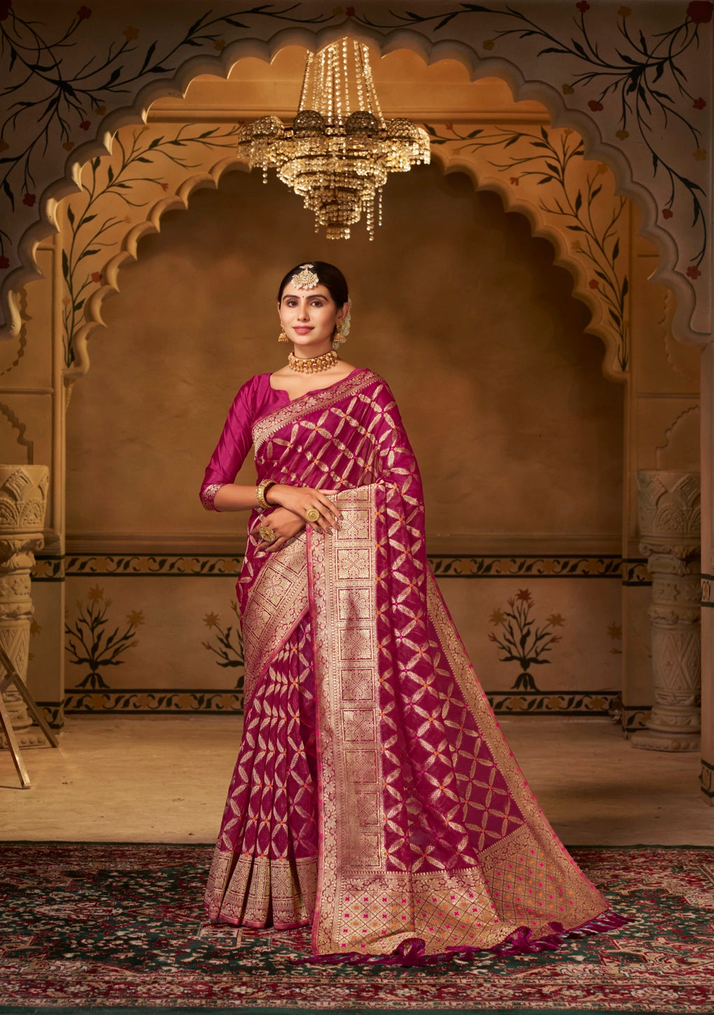 Designer Organza Weaving Saree