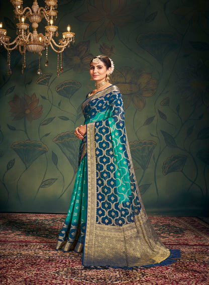 Classic Pure Georgette Weaving Designer Saree