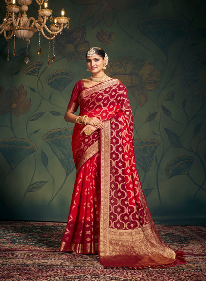 Classic Pure Georgette Weaving Designer Saree