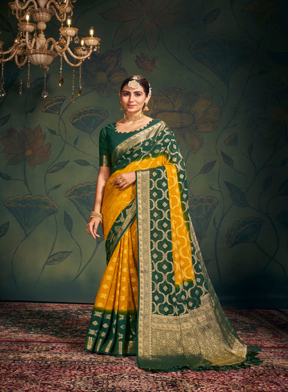 Classic Pure Georgette Weaving Designer Saree