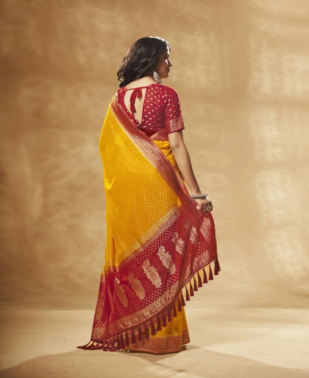 Pure Georgette Weaving Classic Saree