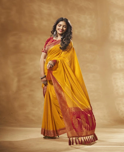 Pure Georgette Weaving Classic Saree