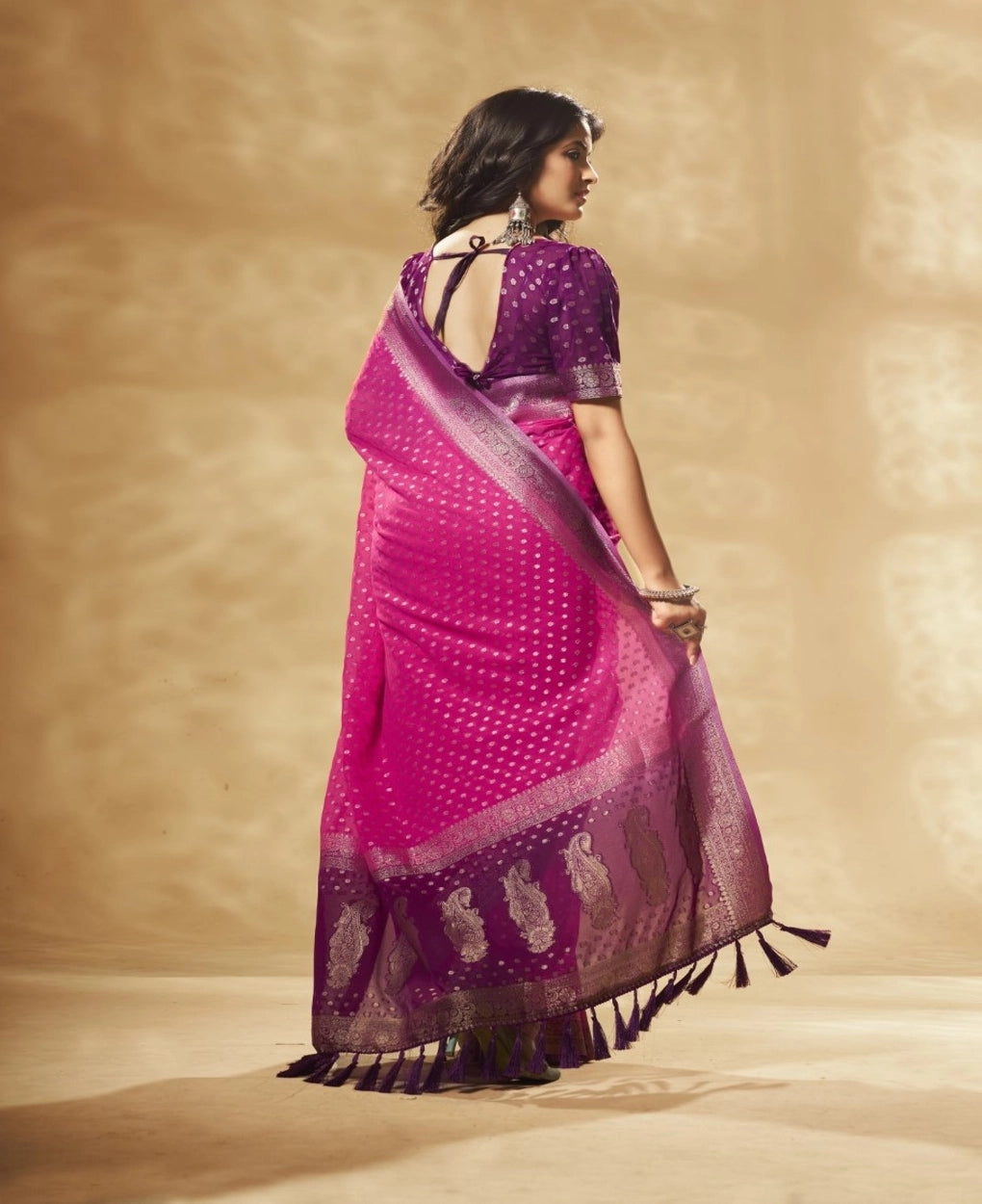 Pure Georgette Weaving Classic Saree