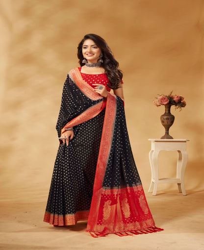 Pure Georgette Weaving Classic Saree