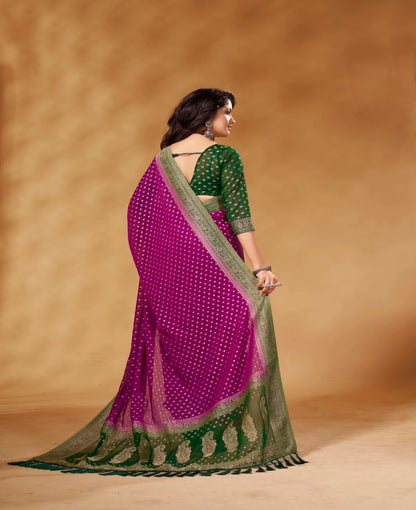 Pure Georgette Weaving Classic Saree