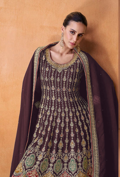 Designer Readymade Sharara Style Georgette Salwar Suit