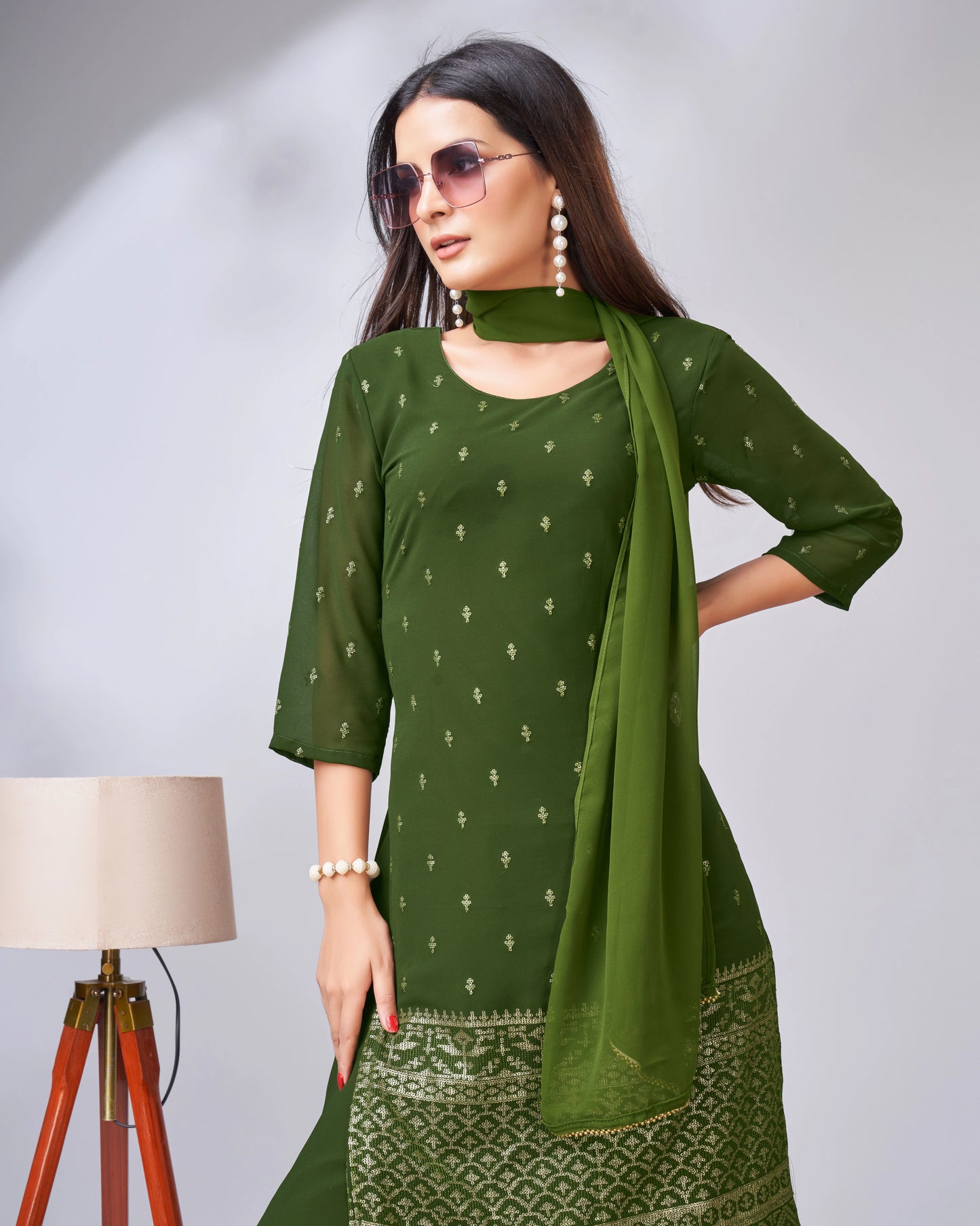 Designer Readymade Georgette Kurti Collection