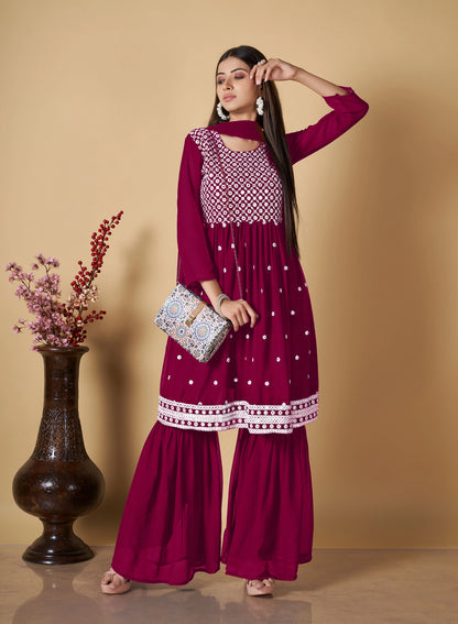 Designer Readymade Kurti Sharara Collection