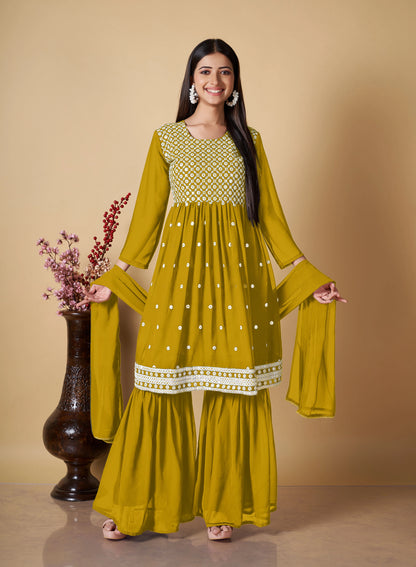 Designer Readymade Kurti Sharara Collection