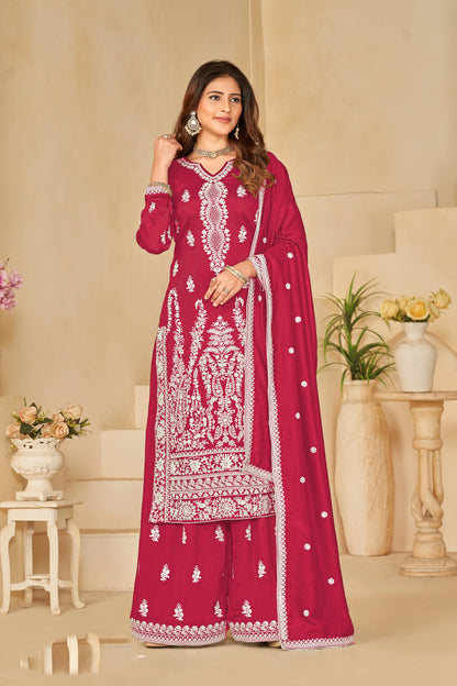 Heavy Designer Art Silk Suit Set