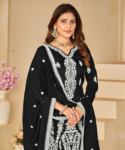 Heavy Designer Art Silk Suit Set