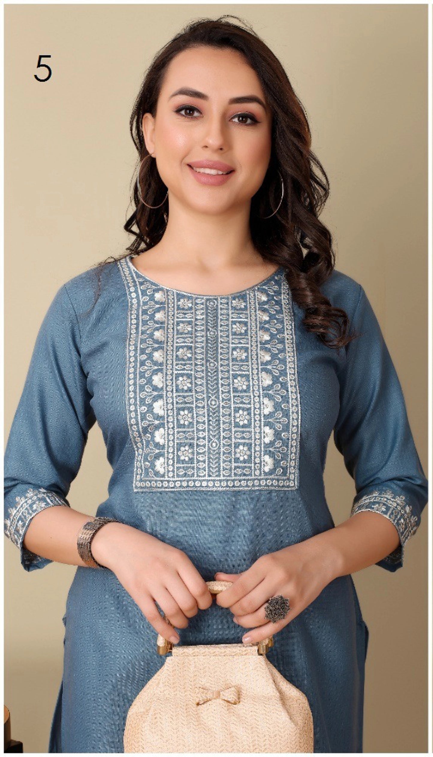 Designer Chikankari Cotton Kurtis