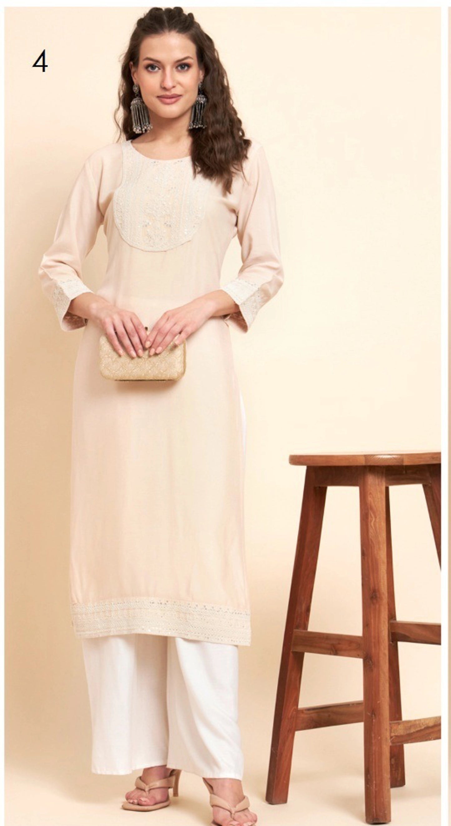 Embroidered Readymade Kurti Collection V1