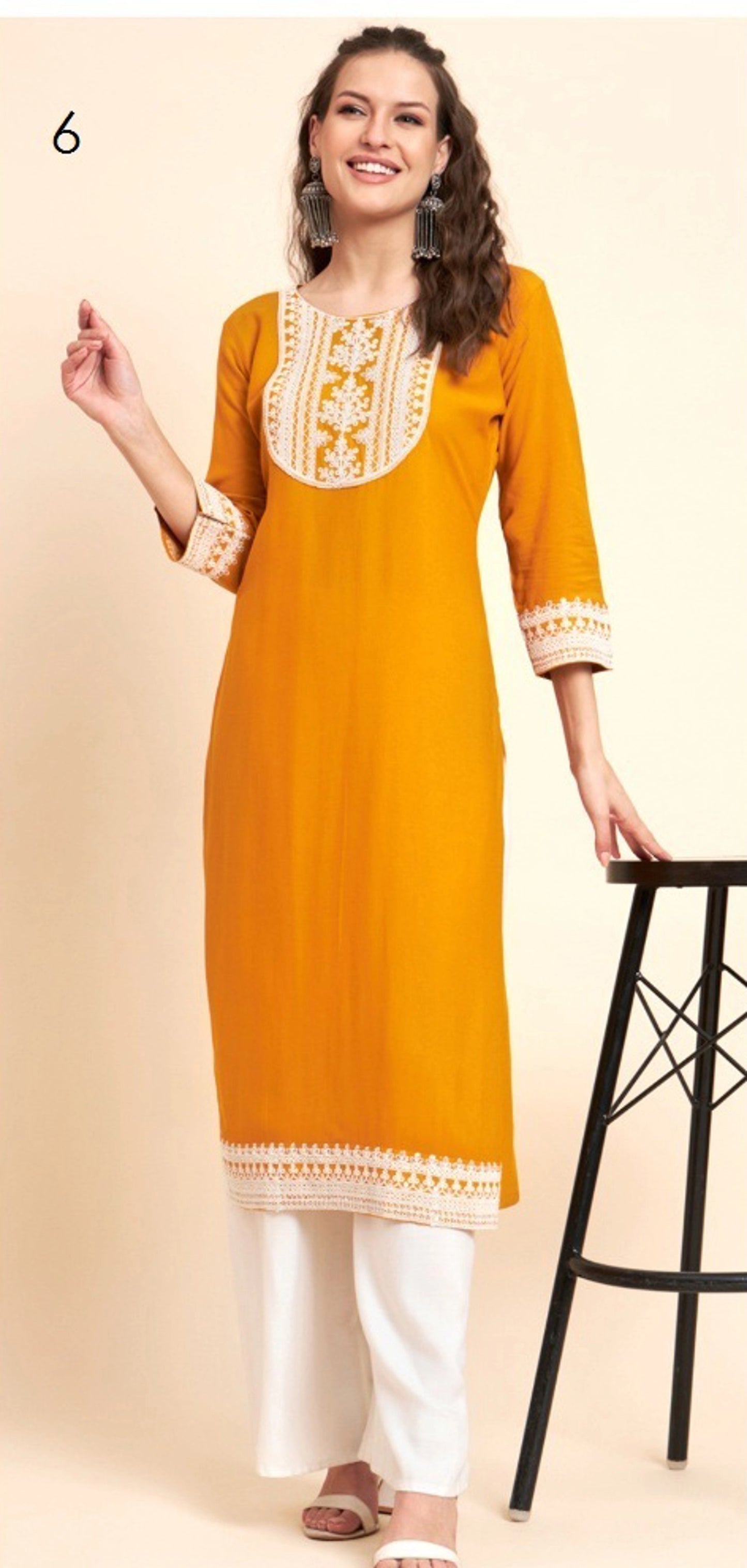 Embroidered Readymade Kurti Collection V1