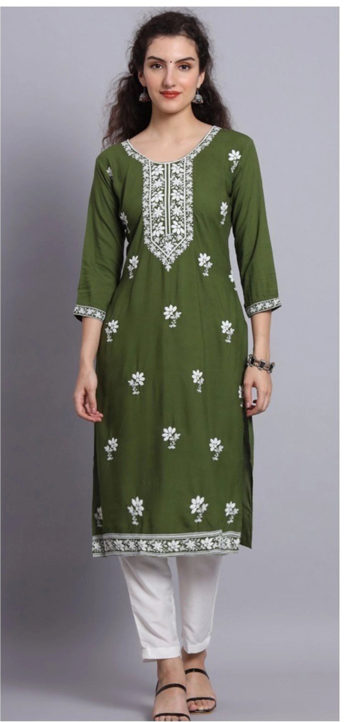 Embroidered Readymade Kurti Collection V3