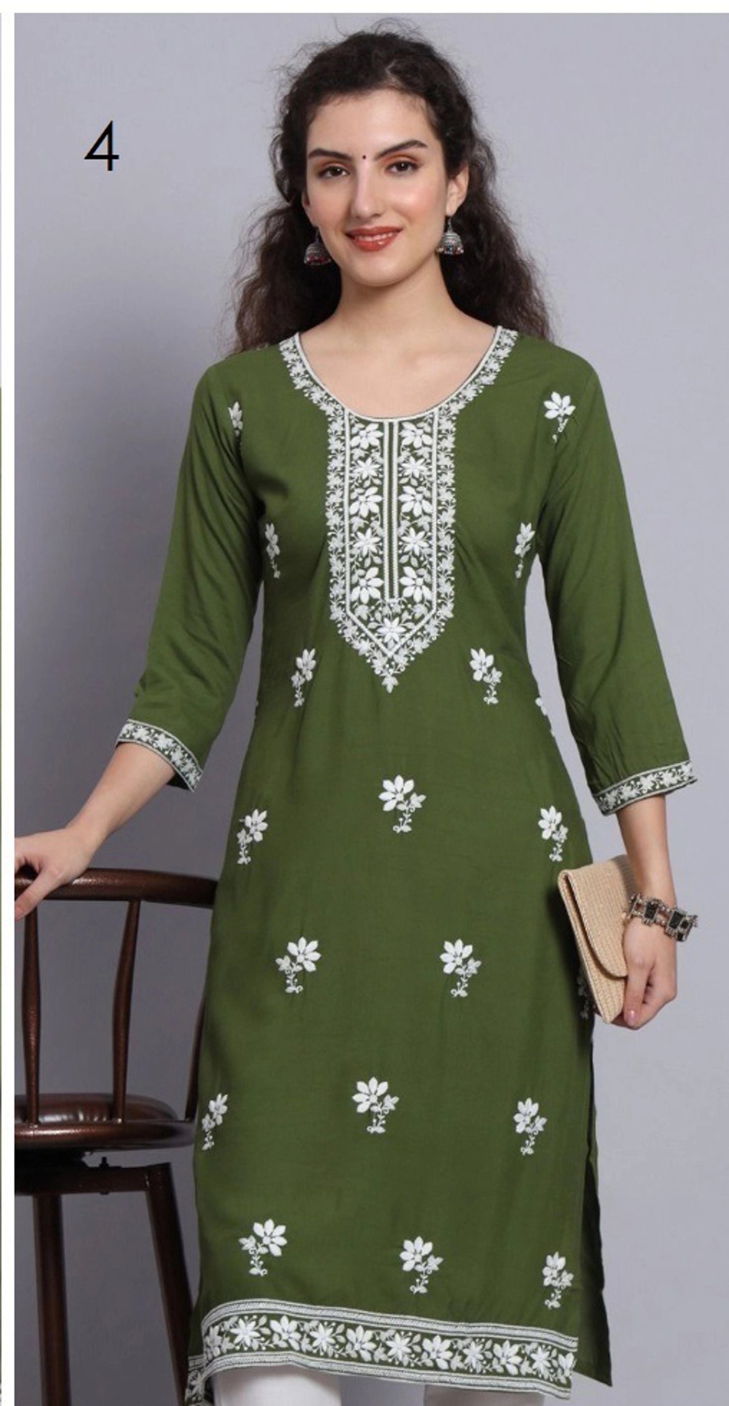 Embroidered Readymade Kurti Collection V3