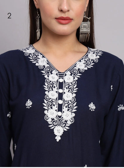 Embroidered Readymade Kurti Collection V4