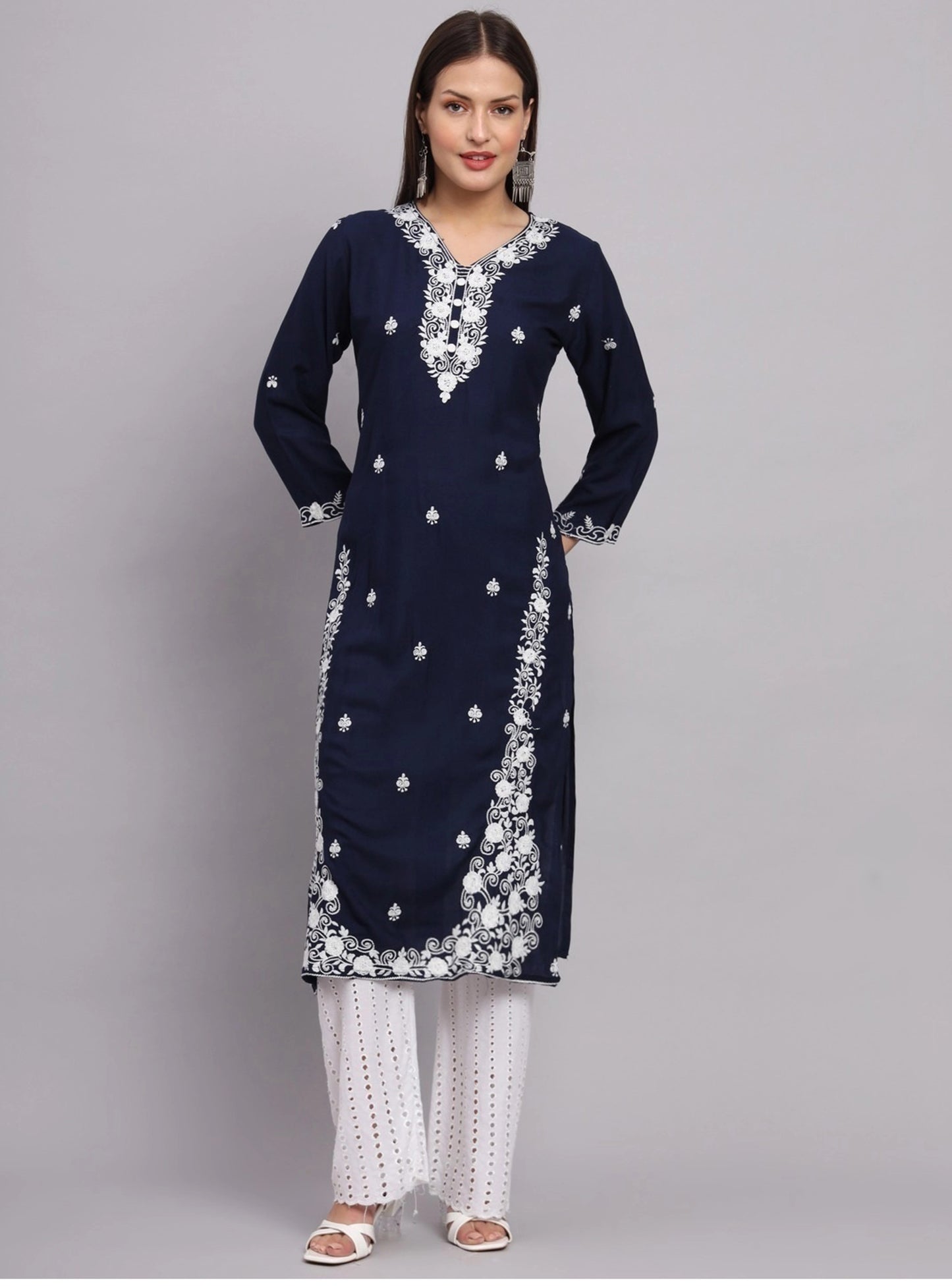 Embroidered Readymade Kurti Collection V4