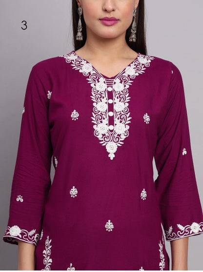 Embroidered Readymade Kurti Collection V4