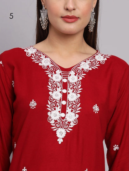 Embroidered Readymade Kurti Collection V4