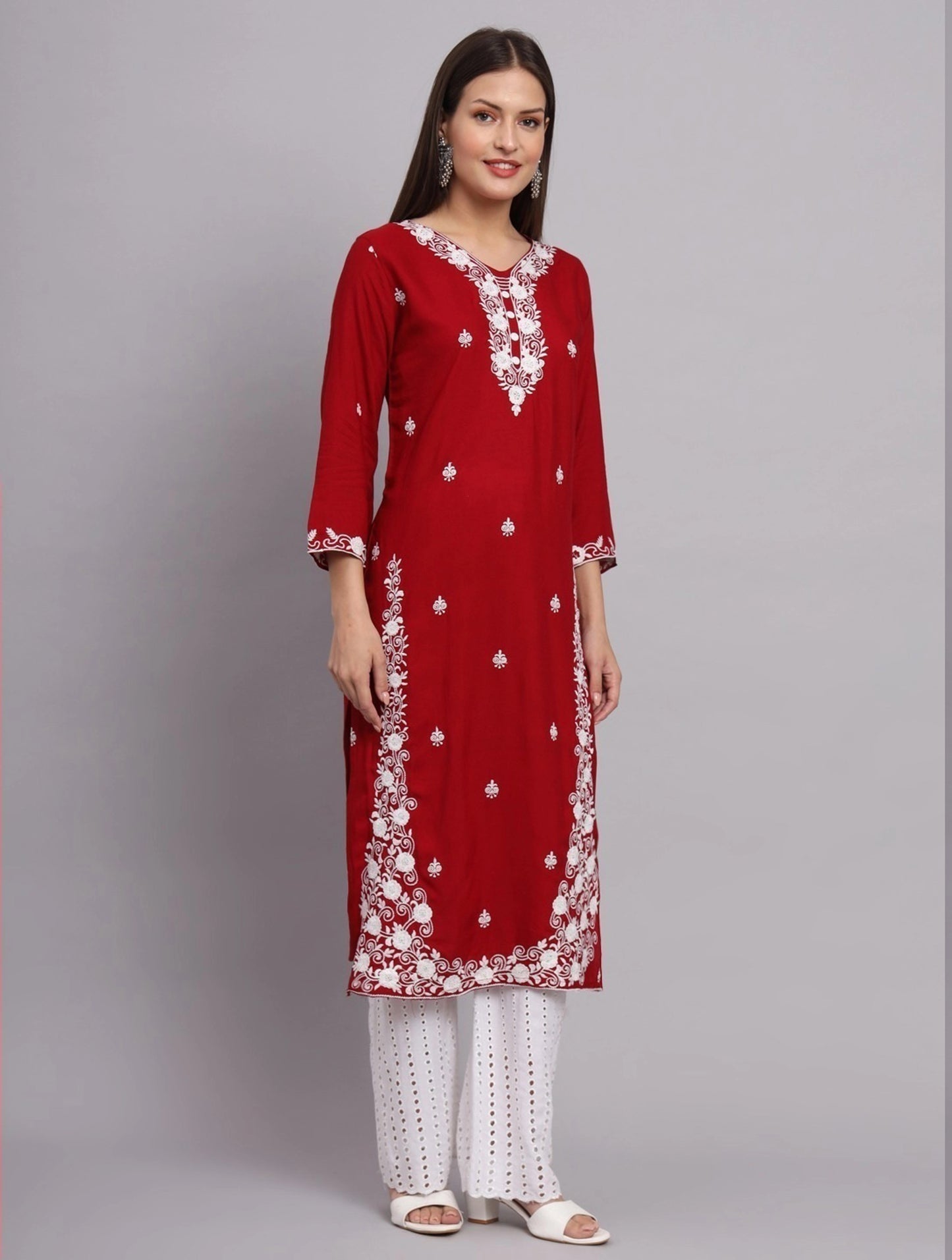 Embroidered Readymade Kurti Collection V4