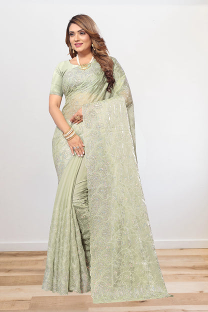 Jimmy Choo Designer Embroidered Saree