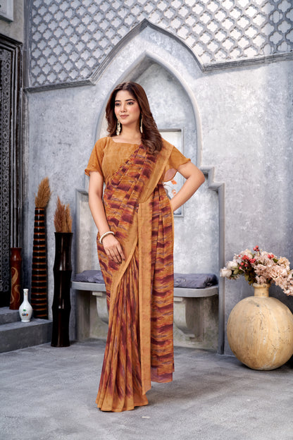 Designer Weight Less Printed Saree