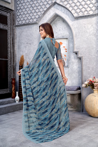 Designer Weight Less Printed Saree