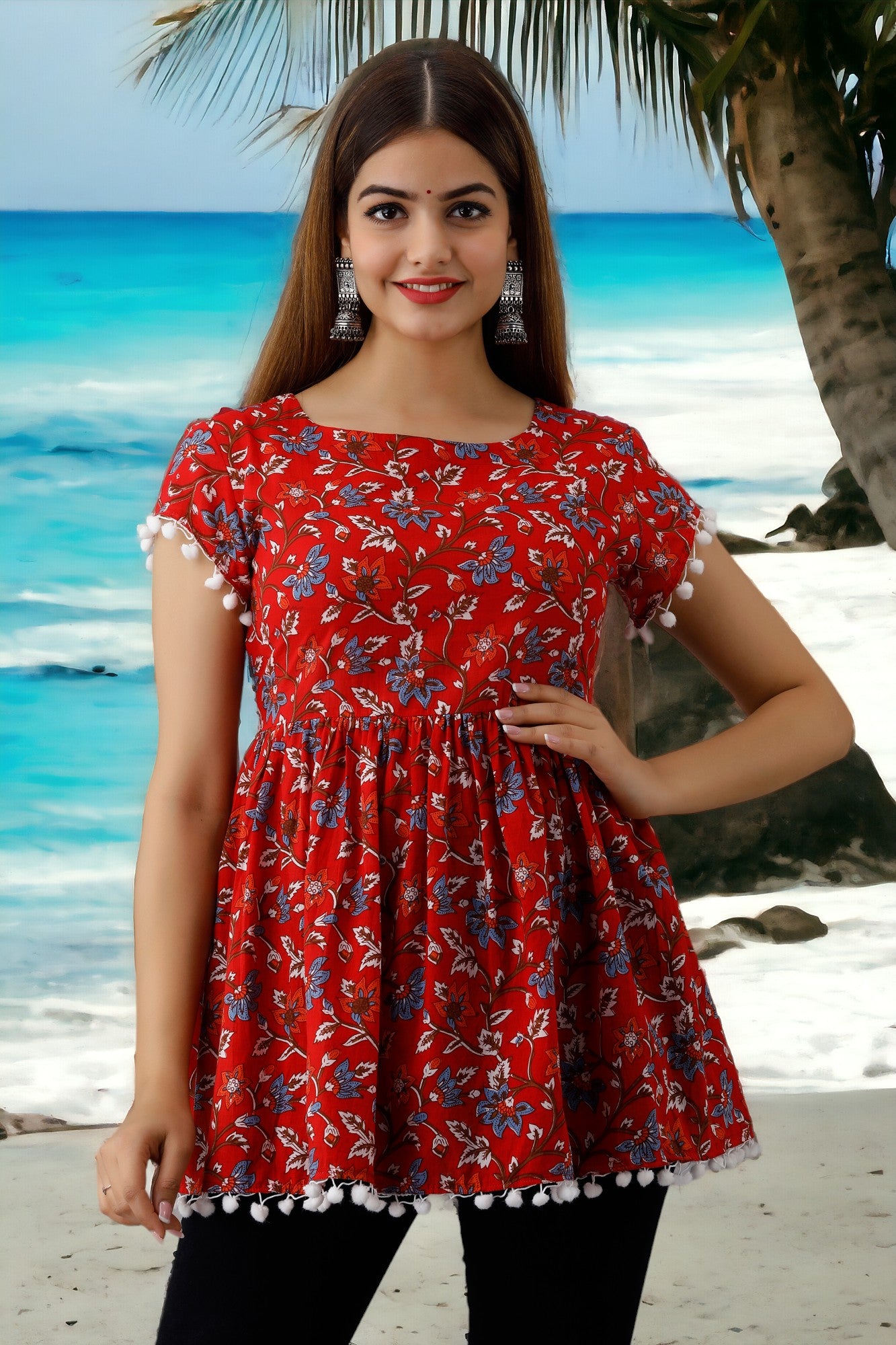 Cotton Printed Short Kurti Collection For Girls