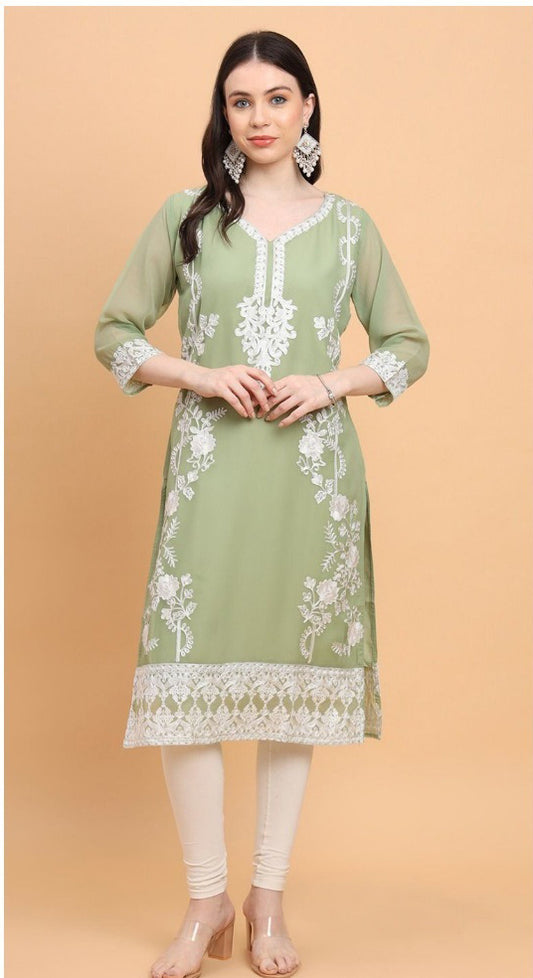 Designer Georgette Readymade Kurti Collection