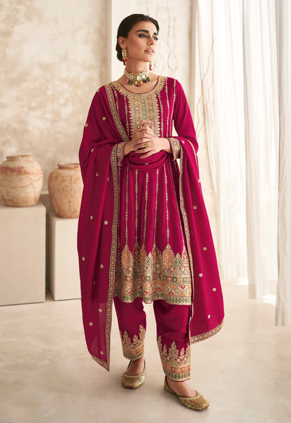 Designer Embroidered Premium Silk Suit