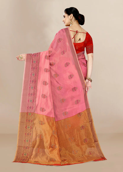 Organza Designer Printed Saree