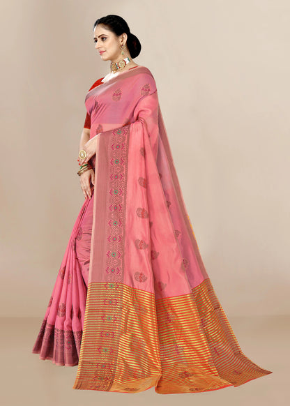 Organza Designer Printed Saree