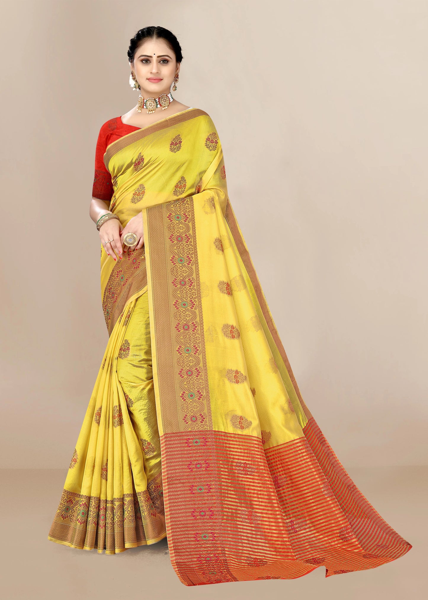 Organza Designer Printed Saree