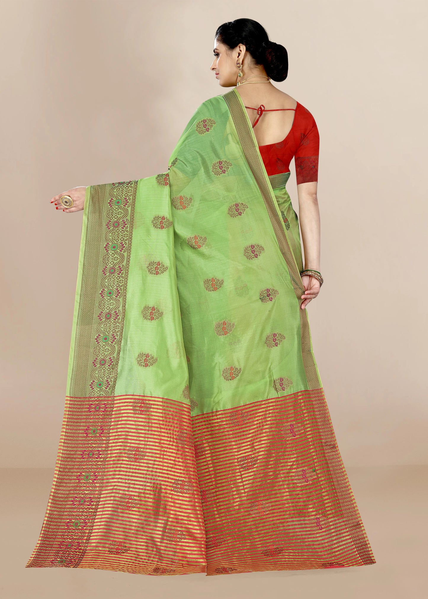 Organza Designer Printed Saree