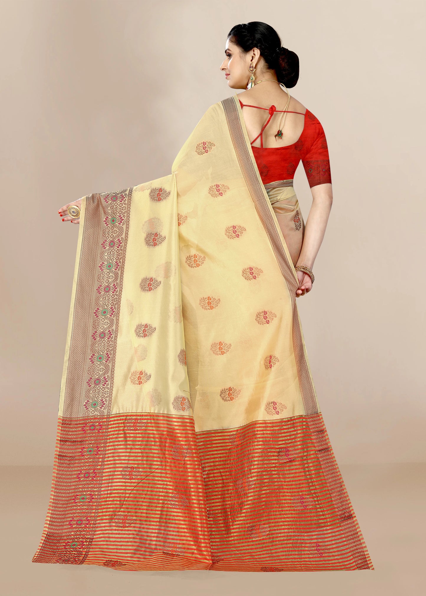 Organza Designer Printed Saree