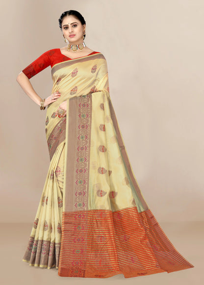 Organza Designer Printed Saree