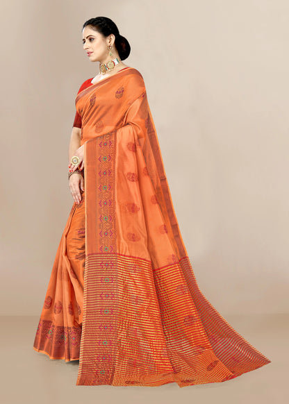 Organza Designer Printed Saree