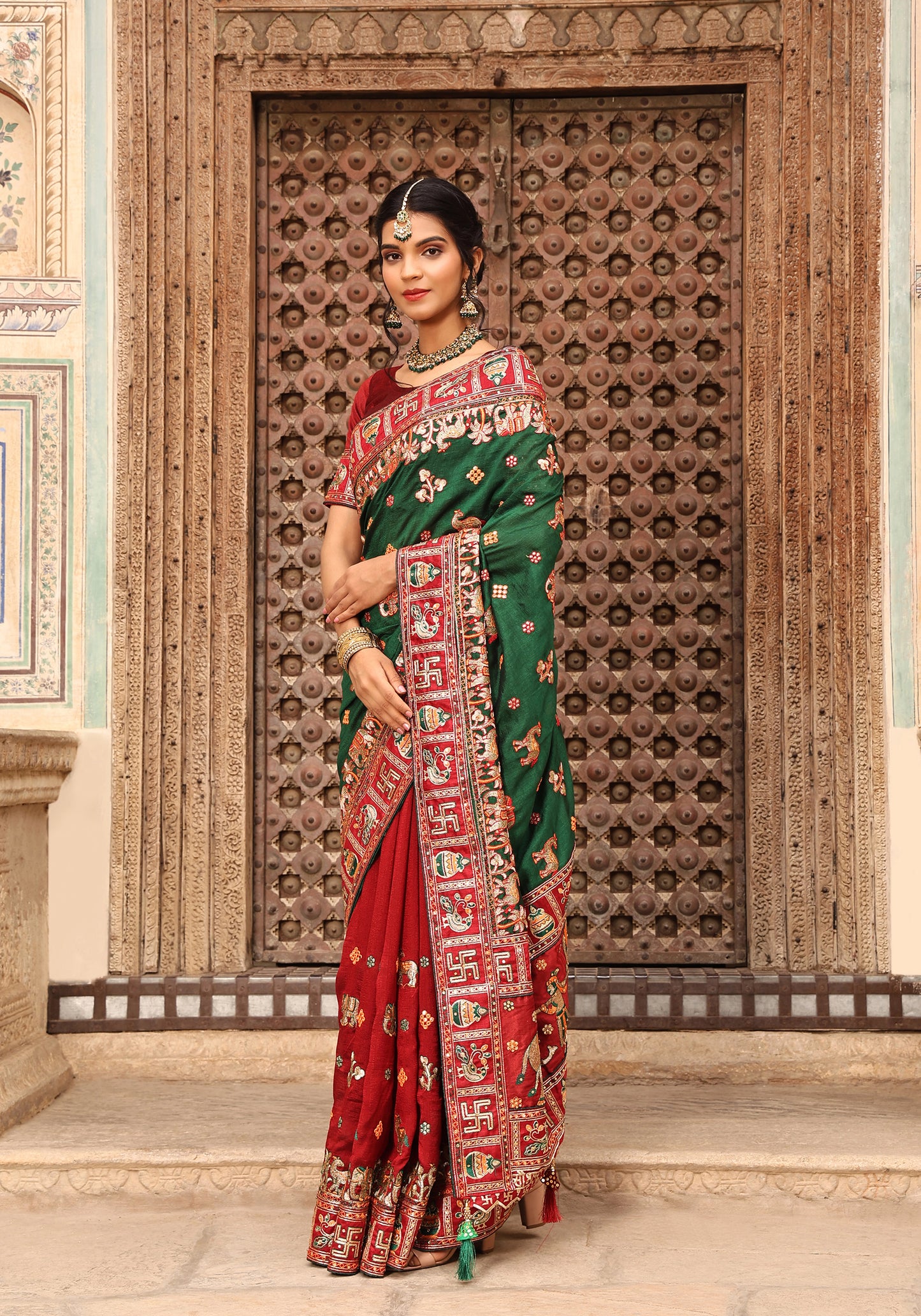 Heavy Soft Silk Wedding Wear Saree