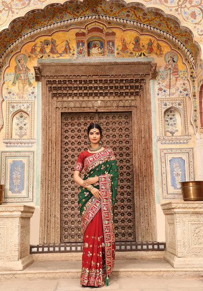 Heavy Soft Silk Wedding Wear Saree