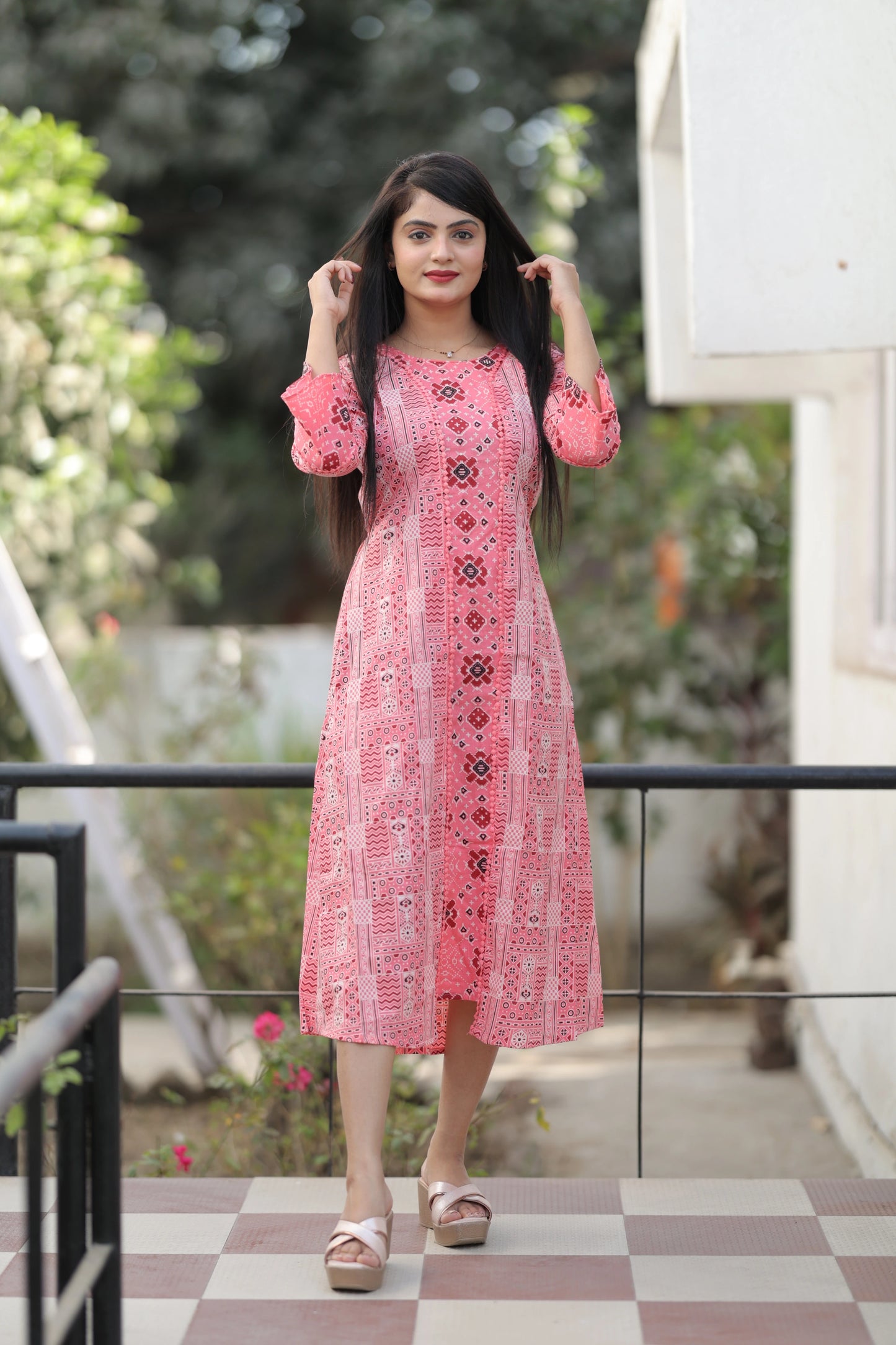 Printed Readymade Pure Cotton Kurti