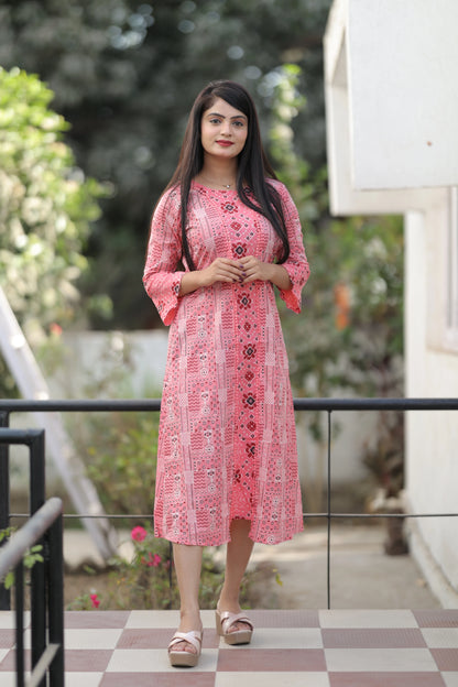 Printed Readymade Pure Cotton Kurti