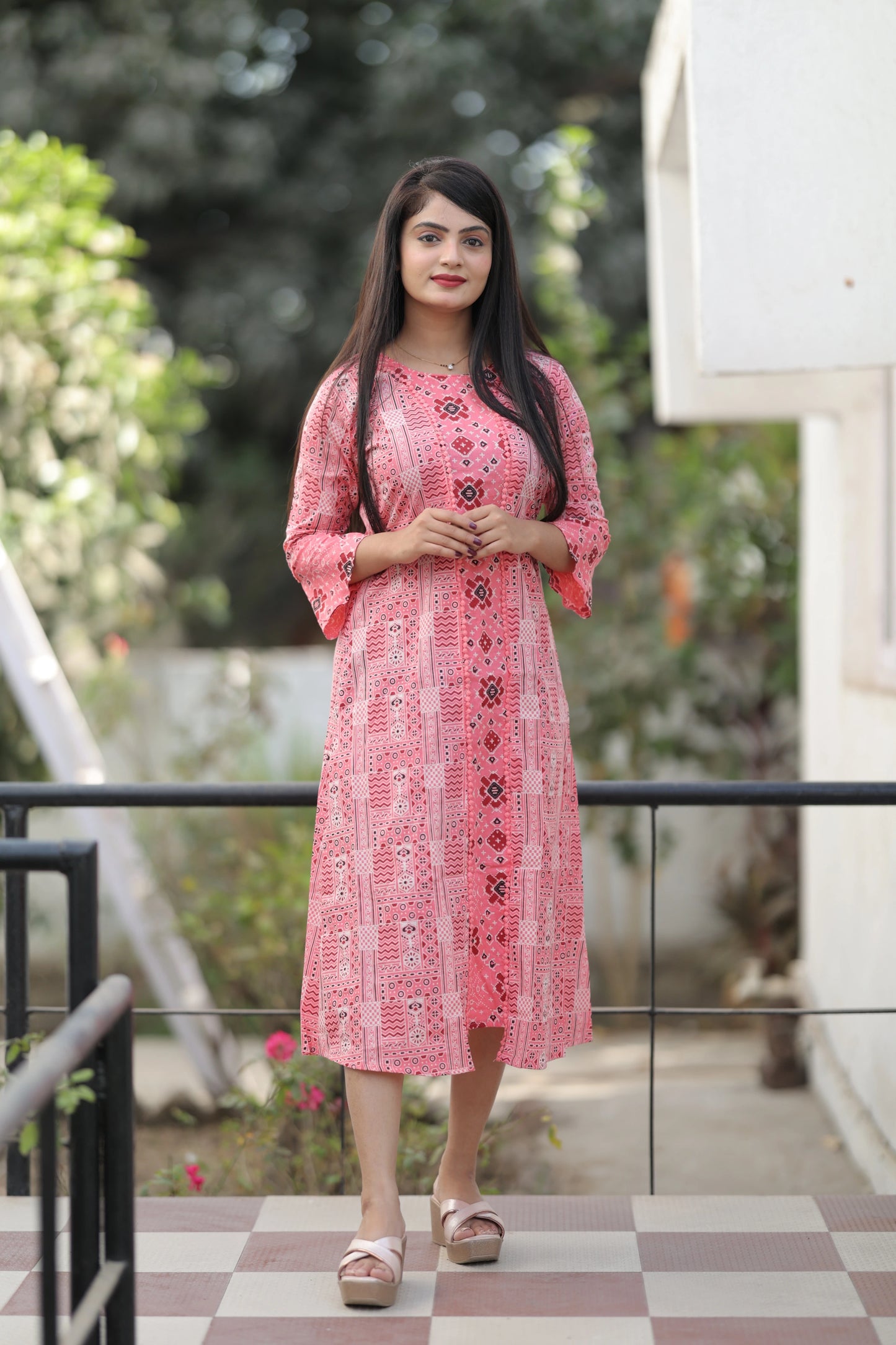 Printed Readymade Pure Cotton Kurti